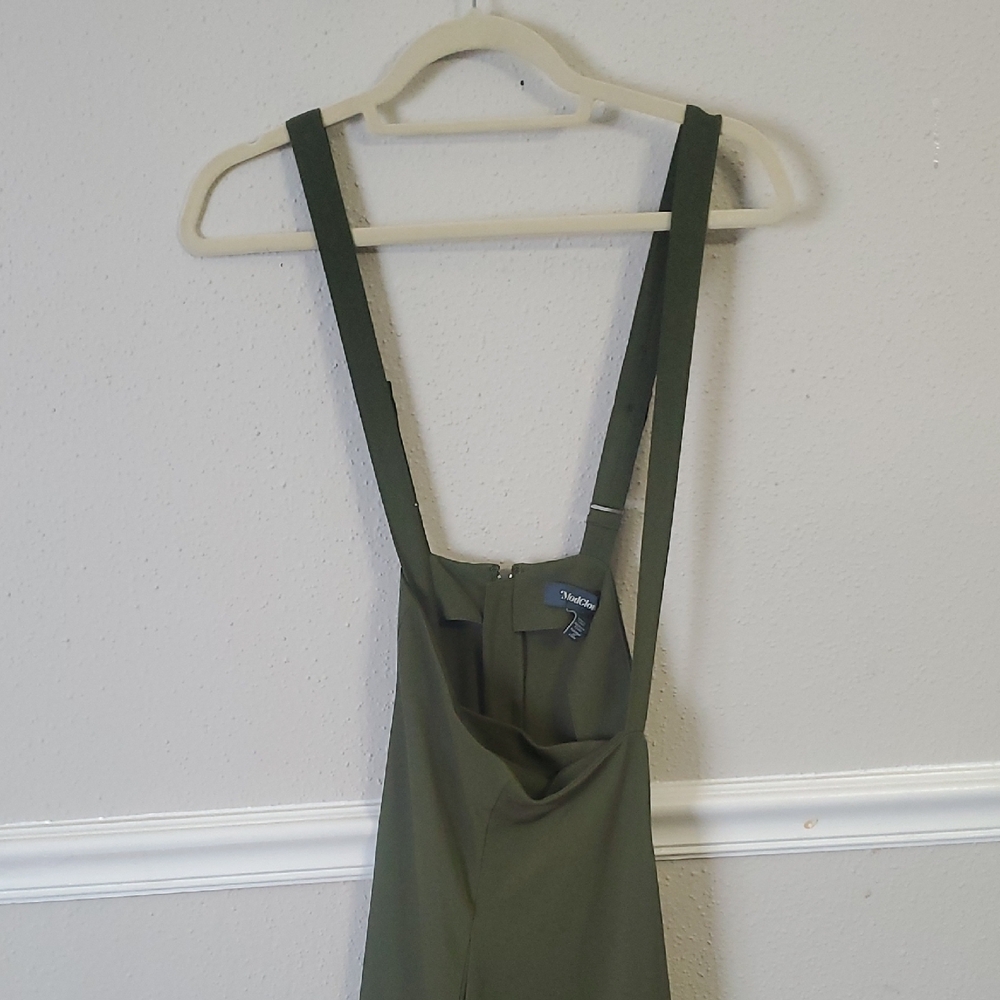 Green Suspender Jumpsuit